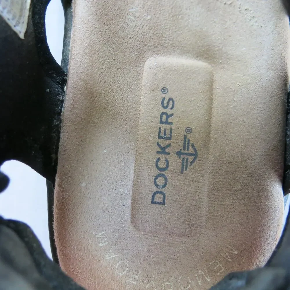 DOCKERS Outdoor Sport Sandal Size 12M Men Adjustable Gorpcore Summer Brown